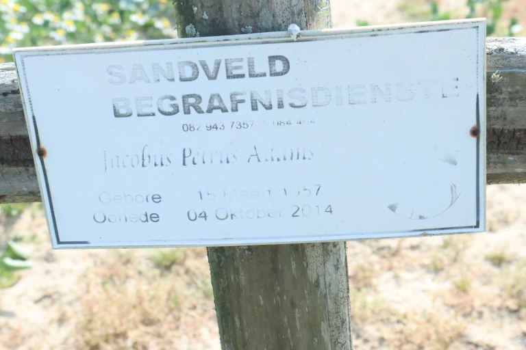 ADAMS Jacobus Petrus 1957-2014