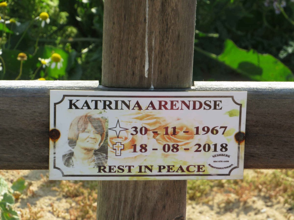 ARENDSE Katrina 1967-2018