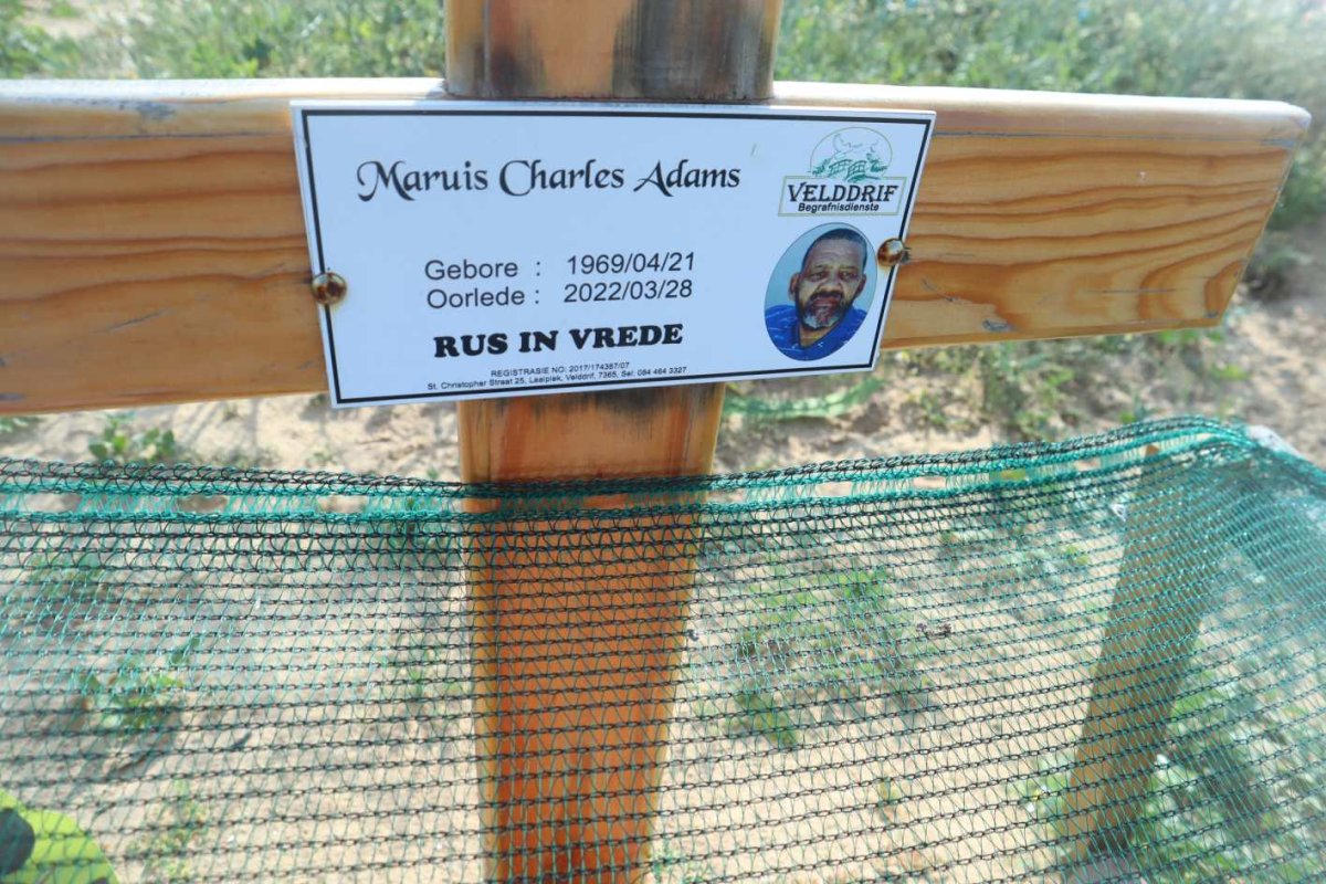 ADAMS Maruis Charles 1969-2022