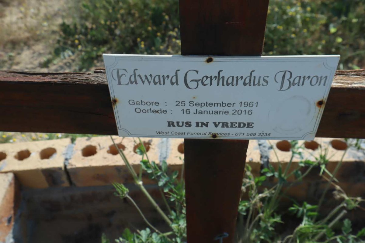 BARON Edward Gerhardus 1961-2016