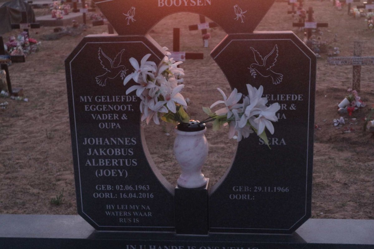 BOOYSEN Johannes Jakobus Albertus 1963-2016 &amp; Sera 1966-