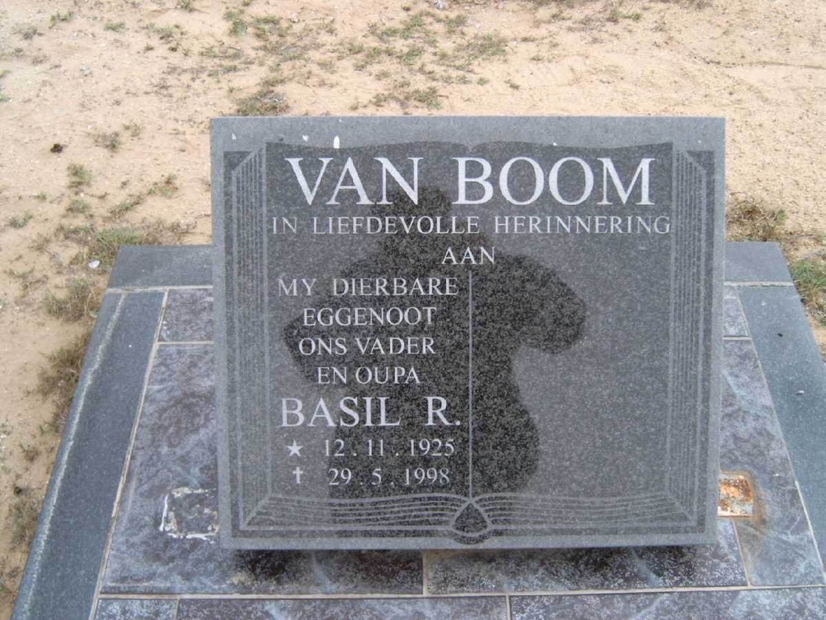 BOOM Basil R., van 1925-1998