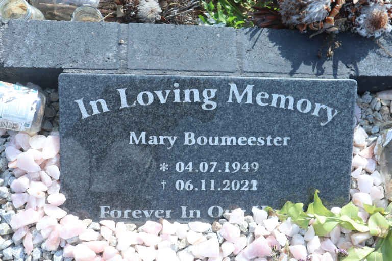 BOUMEESTER Mary 1949-2021