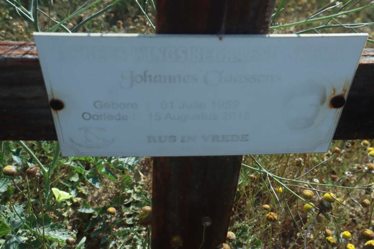 CLAASSENS Johannes 1959-2015