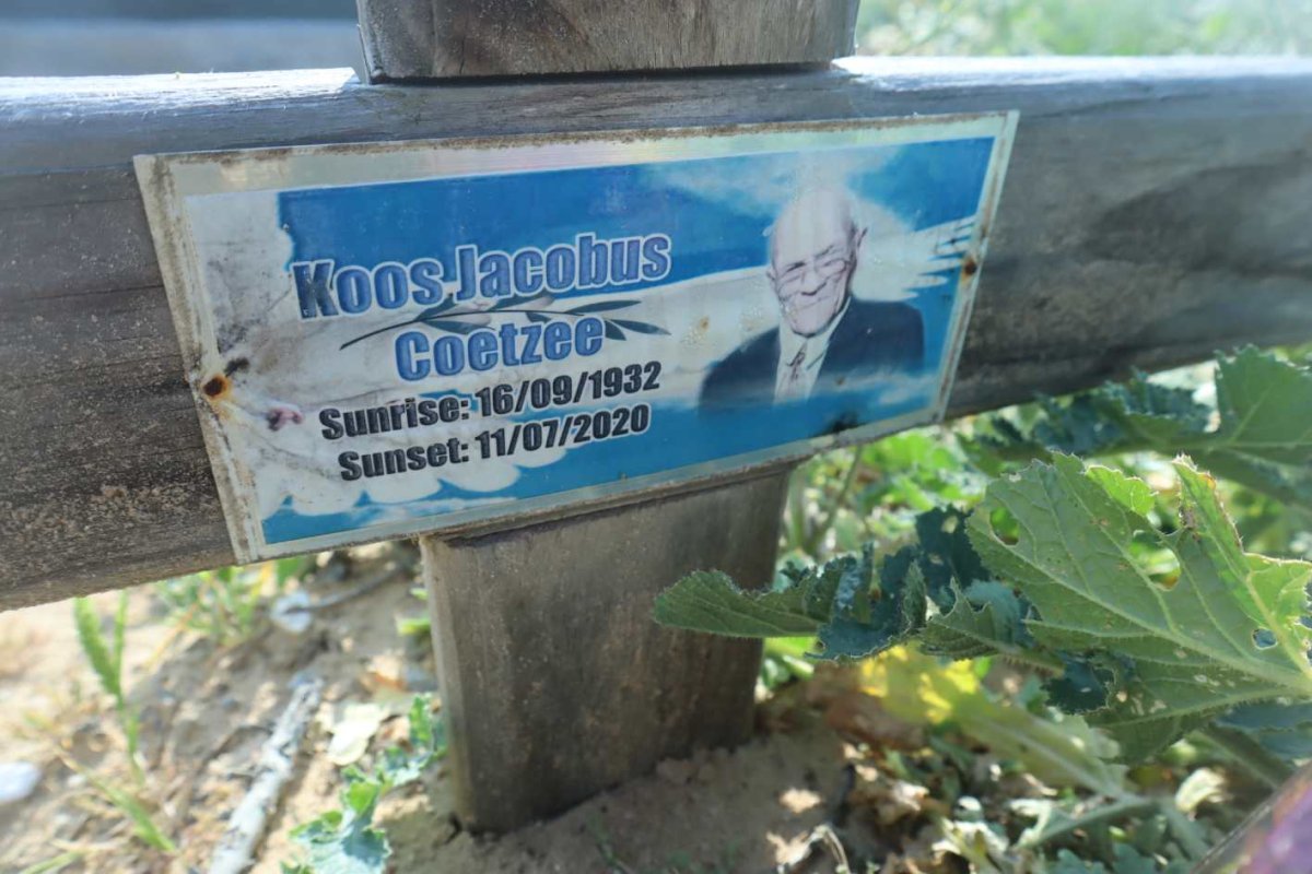 COETZEE Koos Jacobus 1932-2020