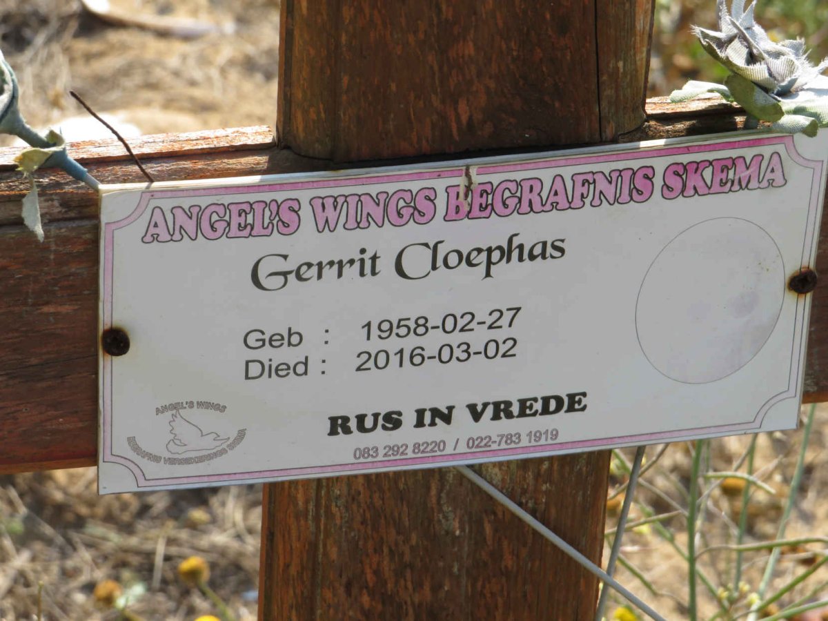 CLOEPHAS Gerrit 1958-2016