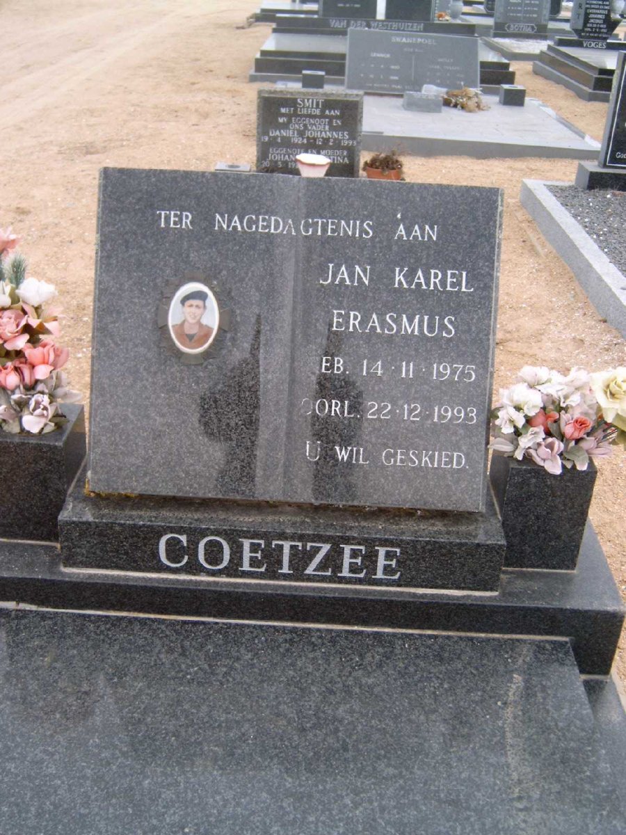 COETZEE Jan Karel Eramus 1975-1993