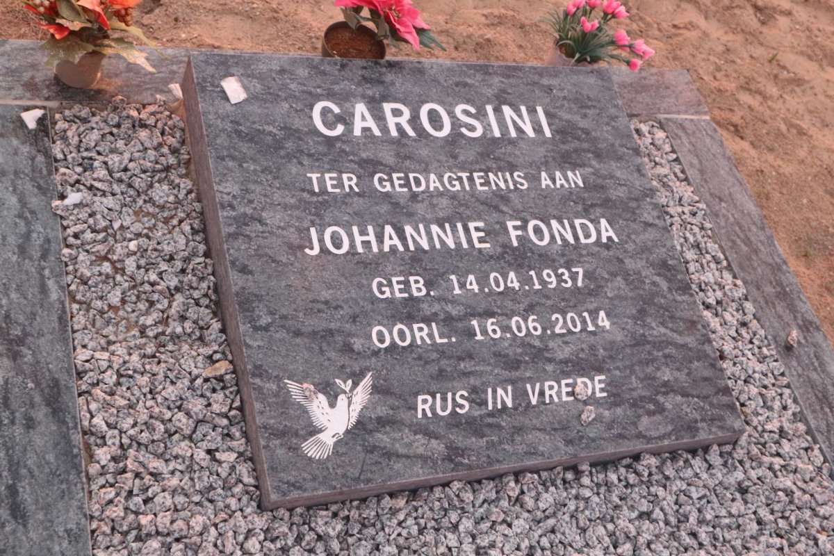 CAROSINI Johannie Fonda 1937-2014