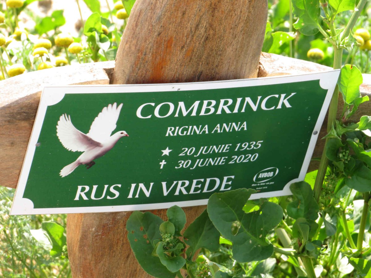 COMBRINCK Rigina Anna 1935-2020
