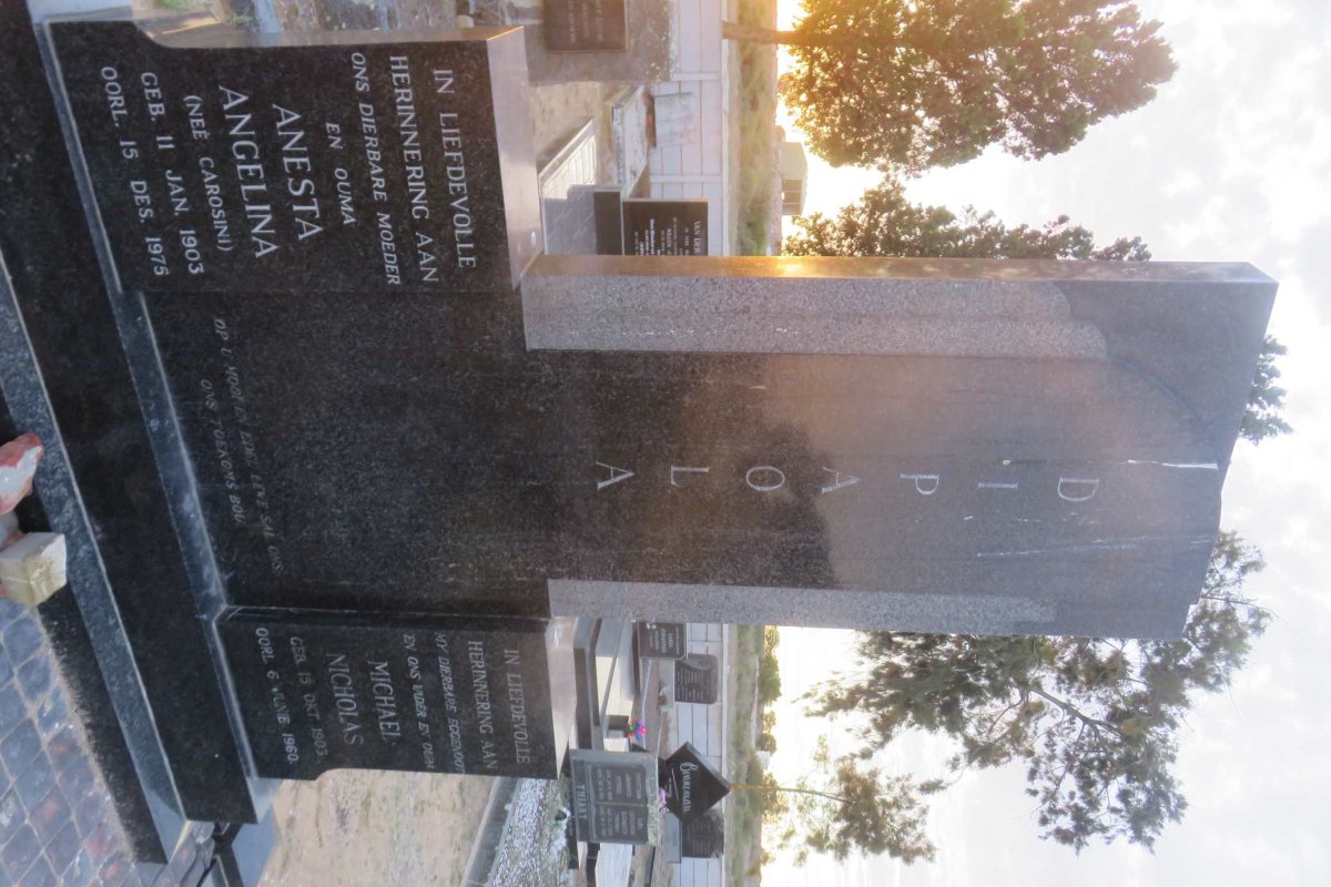 DIPAOLA Michael Nicholas 1903-1960 &amp; Anesta Angelina CAROSINI 1903-1975