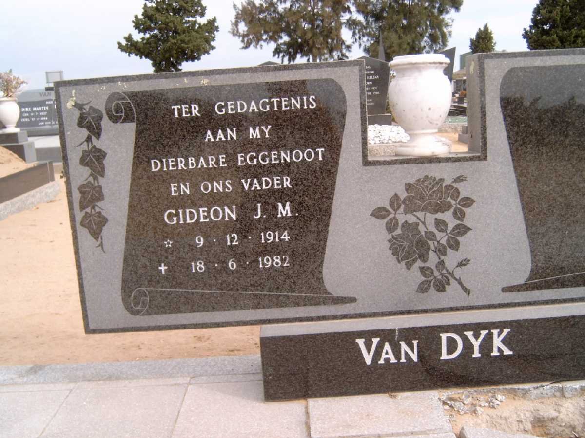 DYK Gideon J.M., van 1914-1982