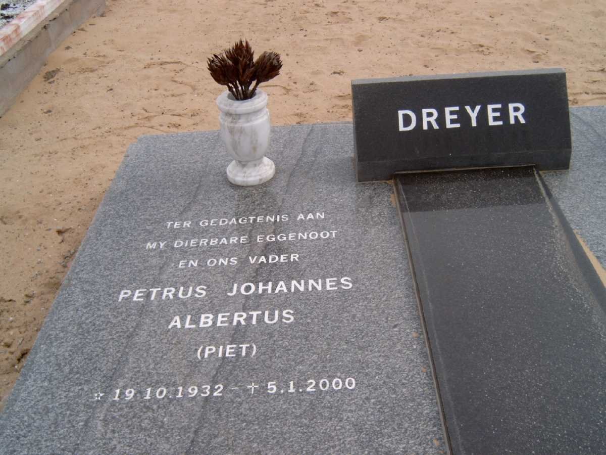 DREYER Petrus Johannes Albertus 1932-2000