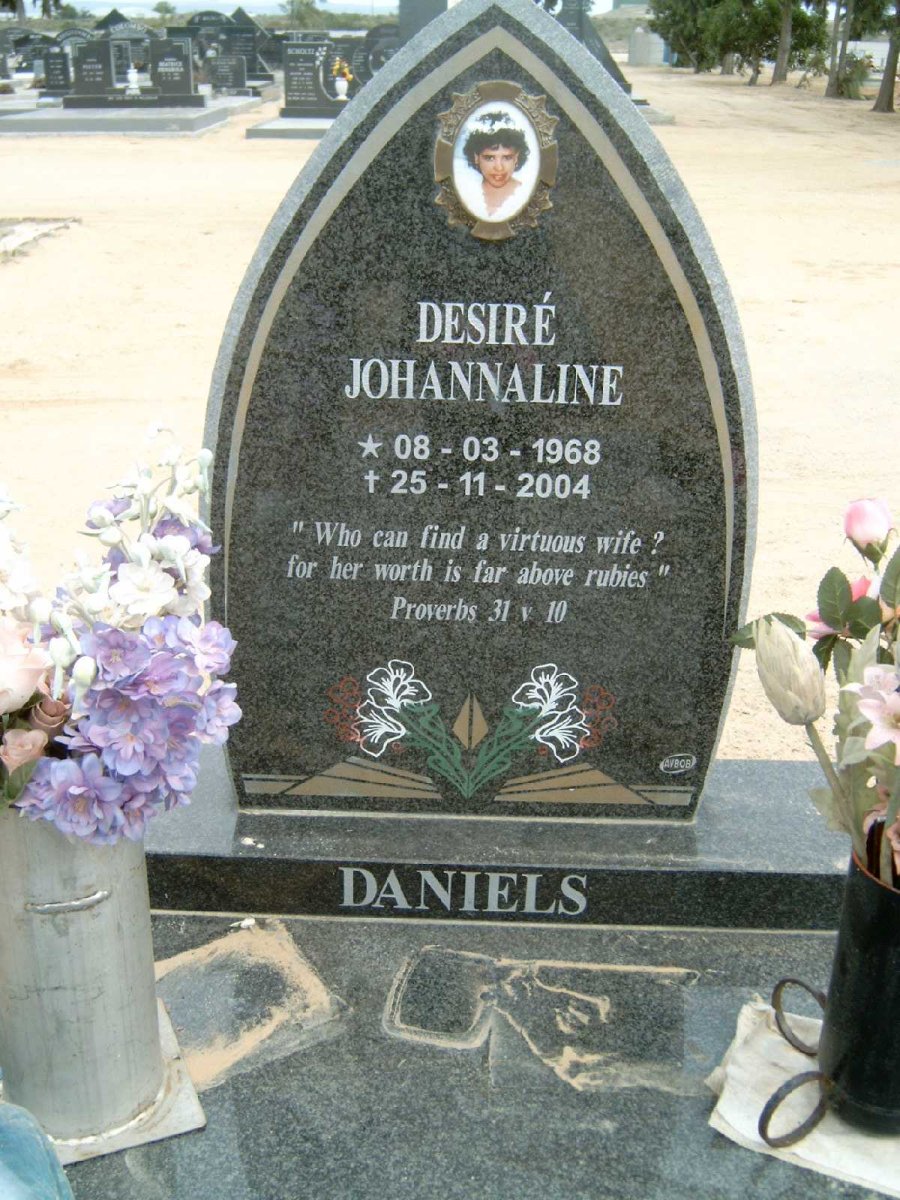 DANIELS Desiré Johannaline 1968-2004