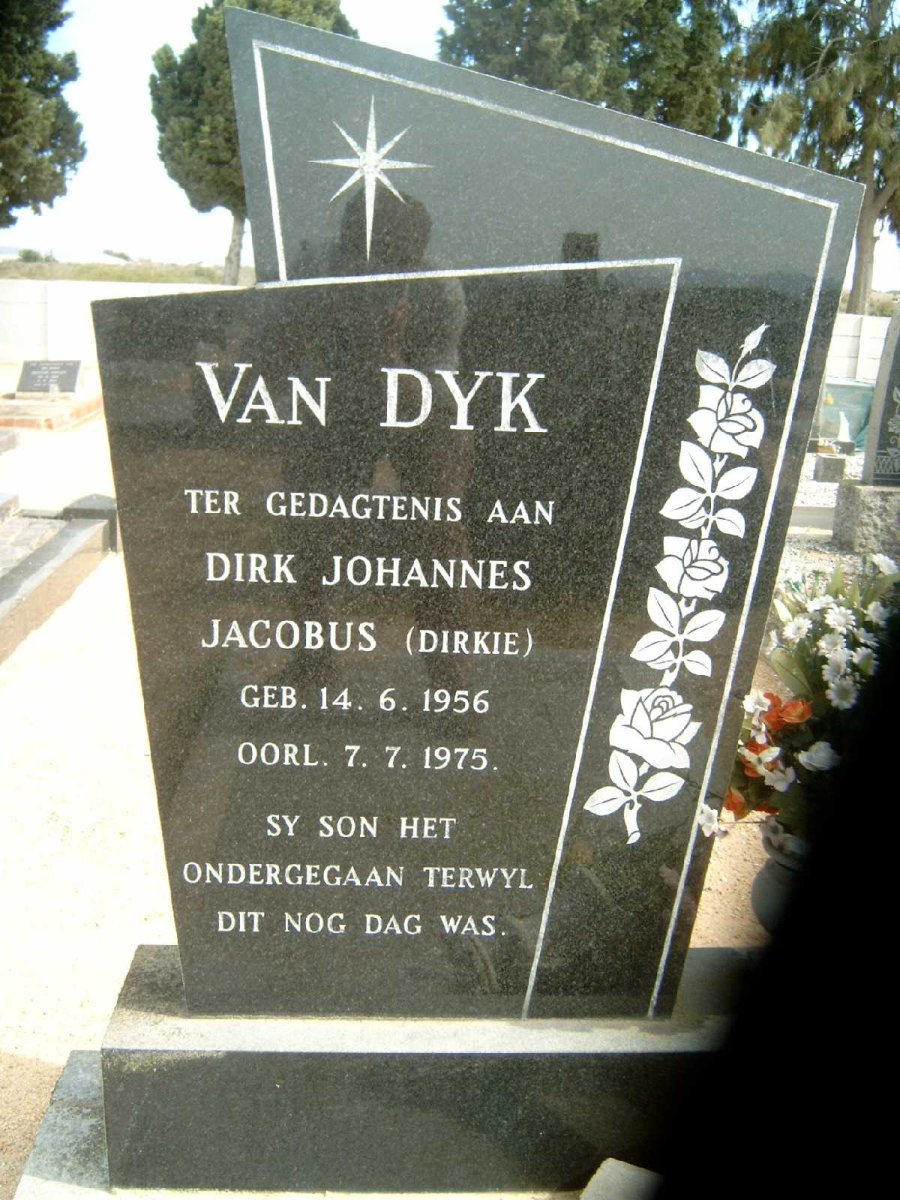 DYK Dirk Johannes Jacobus, van 1956-1975