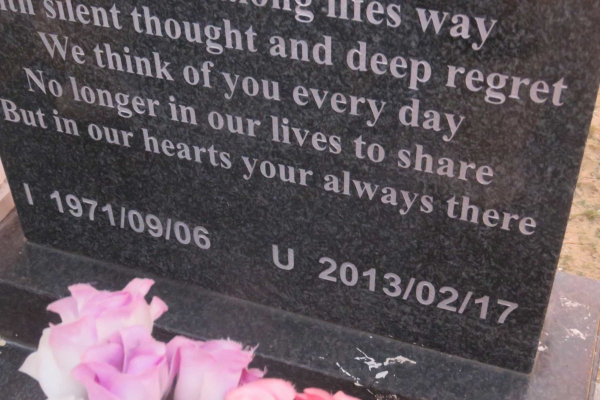 DANIELS Gavin 1971-2013