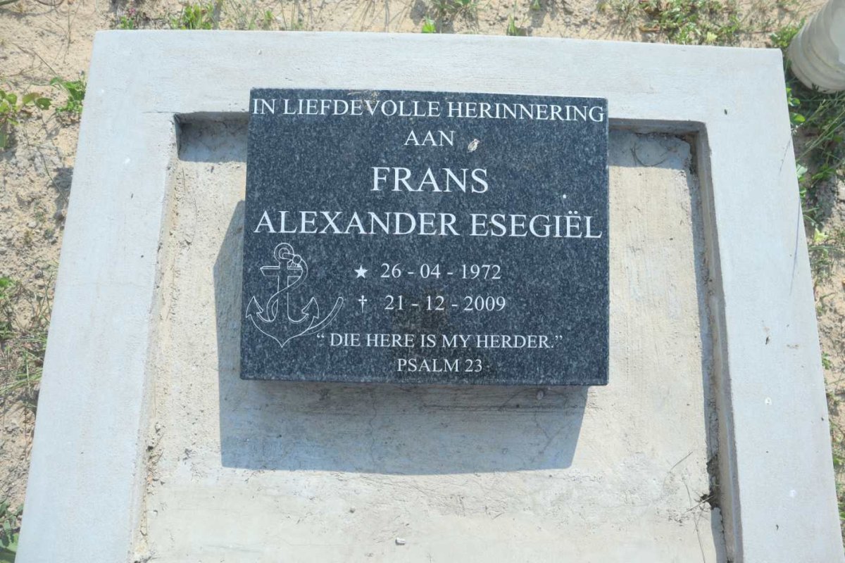 FRANS Alexander Esegiel 1972-2009