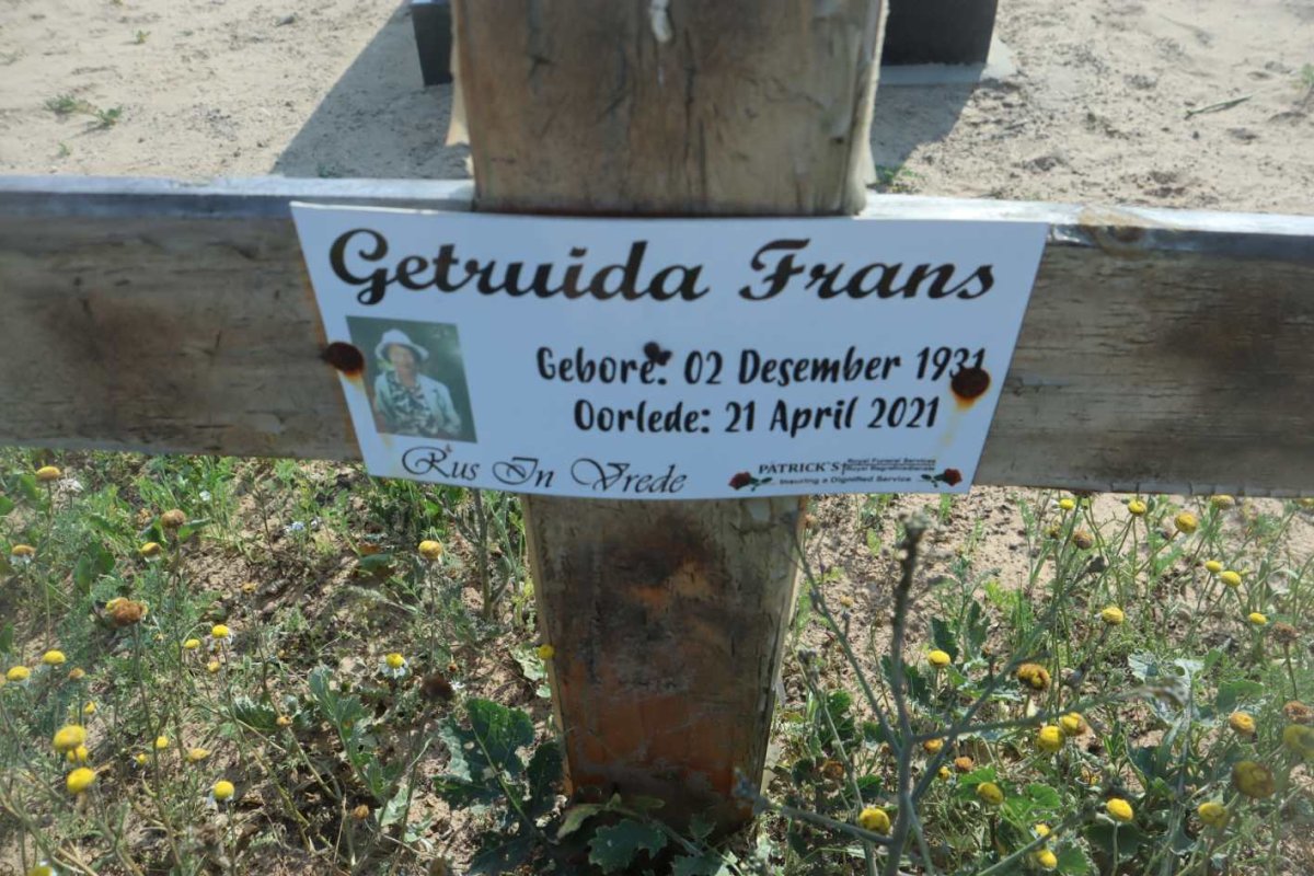FRANS Getruida 1931-2021