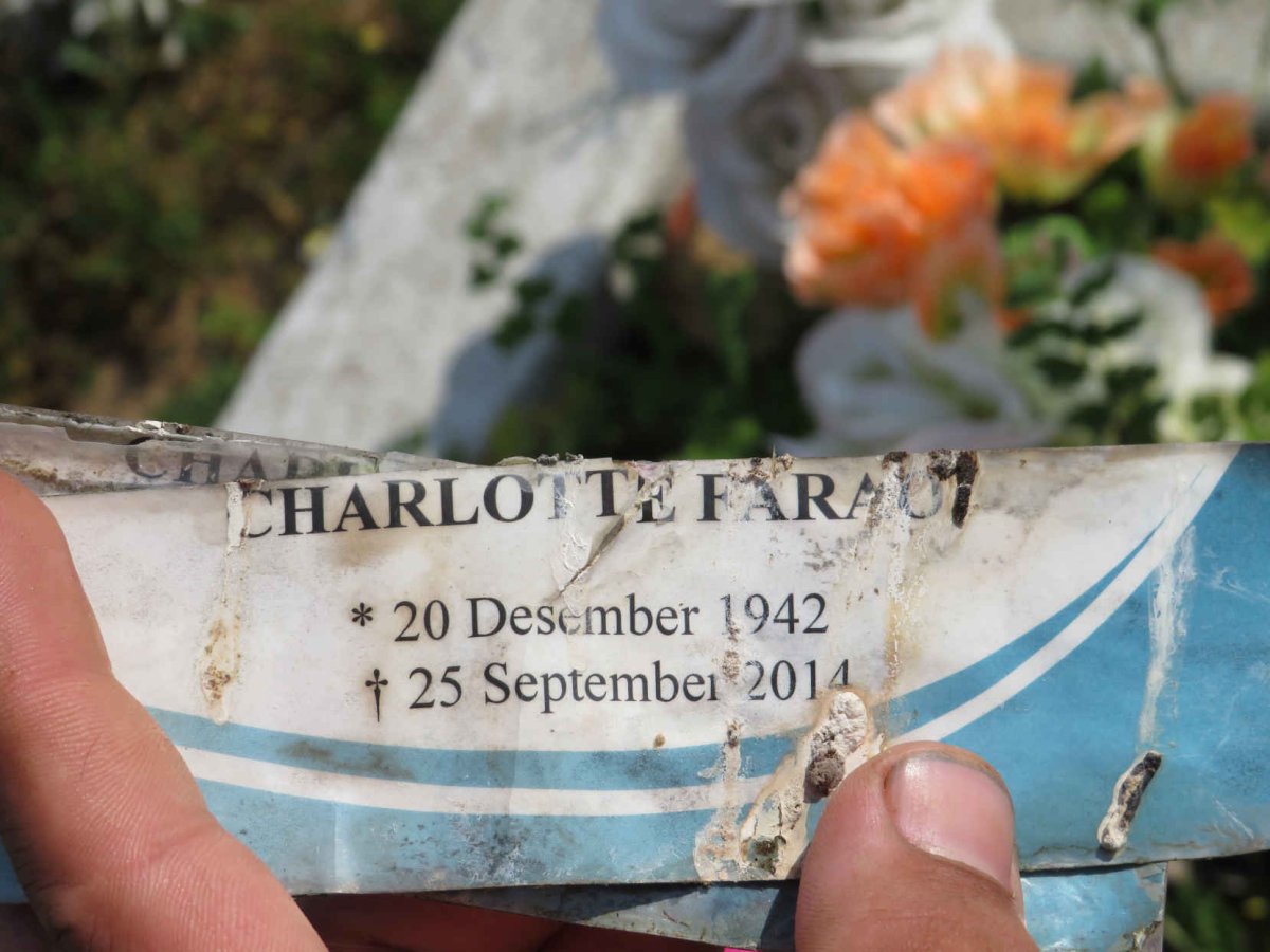 FARAO Charlotte 1942-2014