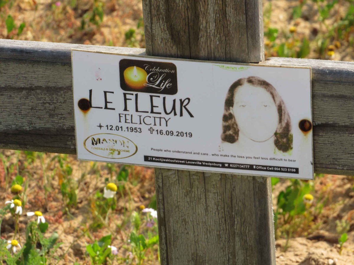 FLEUR Felicity, le 1953-2019