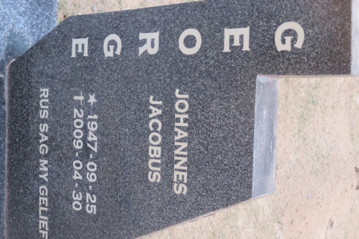 GEORGE Johannes Jacobus 1947-2009