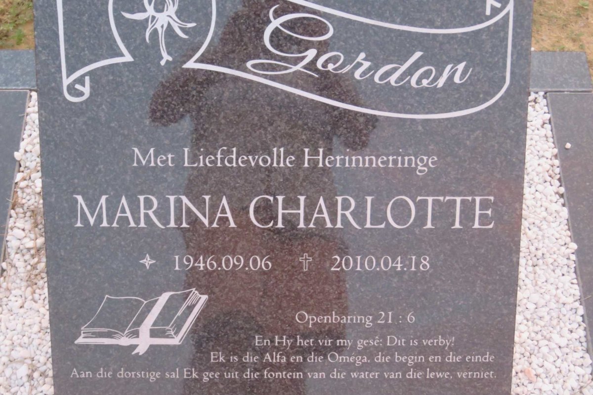 GORDON Marina Charlotte 1946-2010