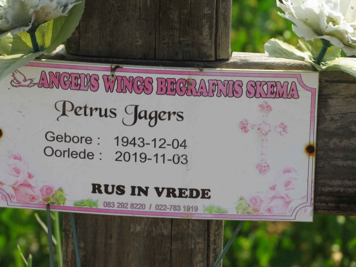 JAGERS Petrus 1943-2019