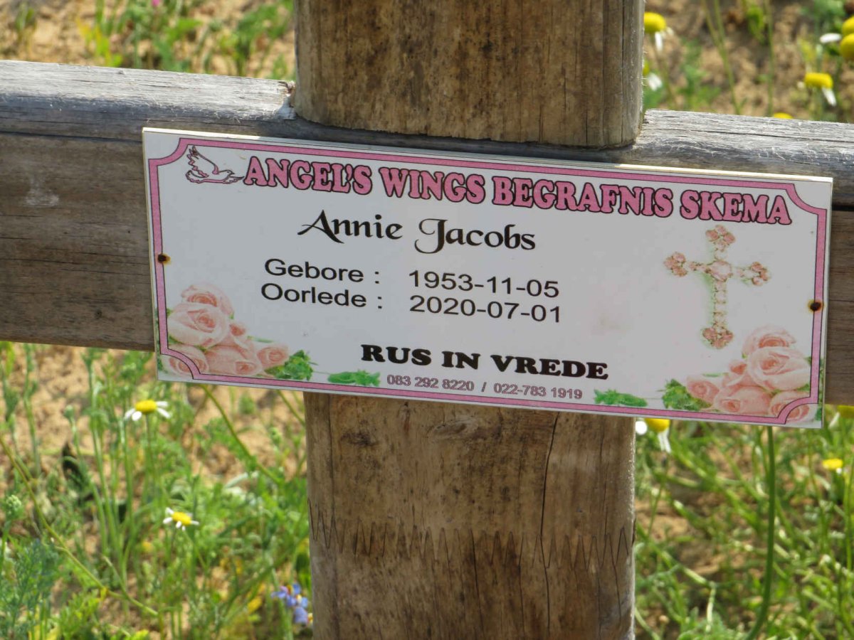 JACOBS Annie 1953-2020