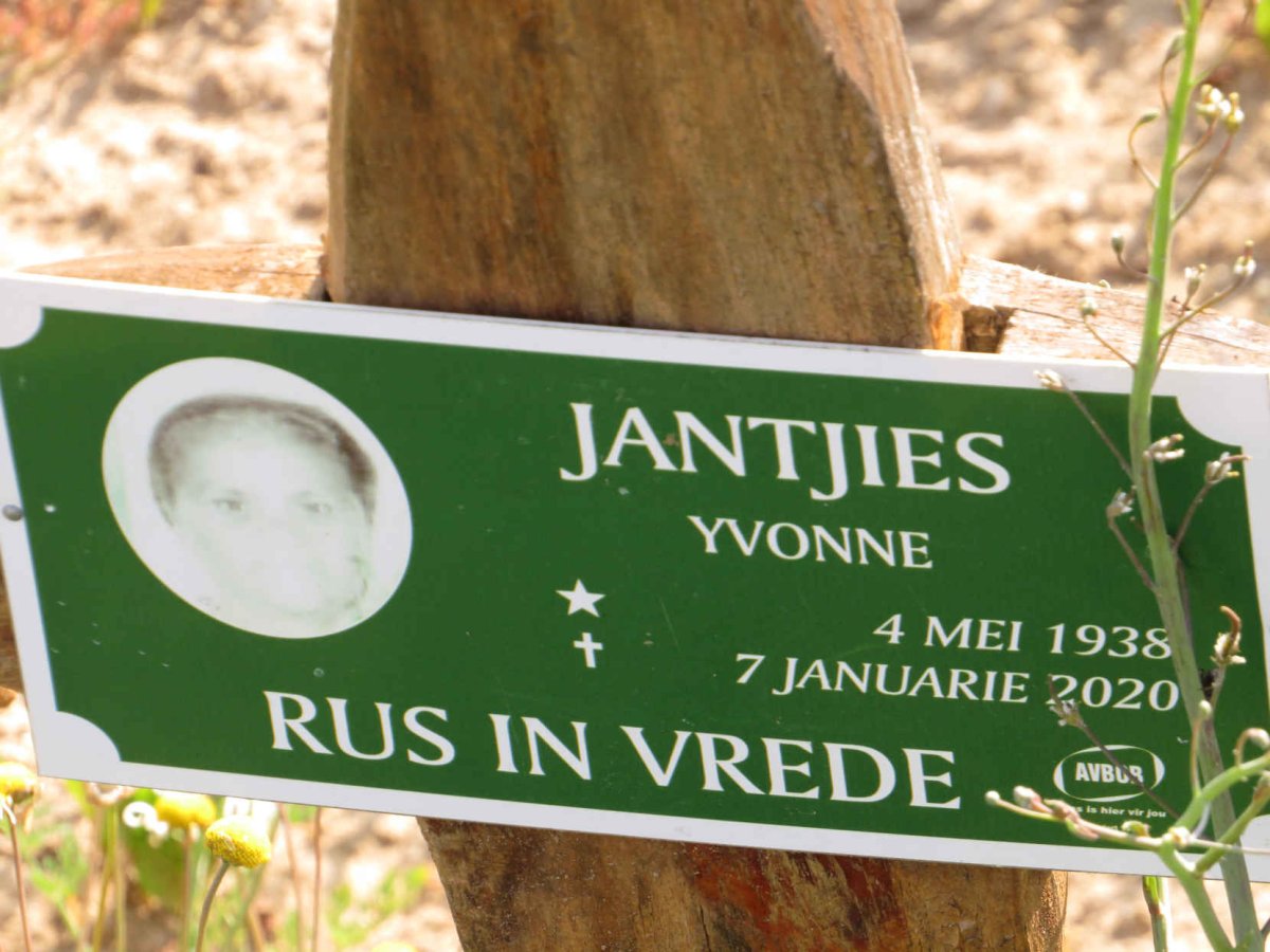 JANTJIES Yvonne 1938-2020