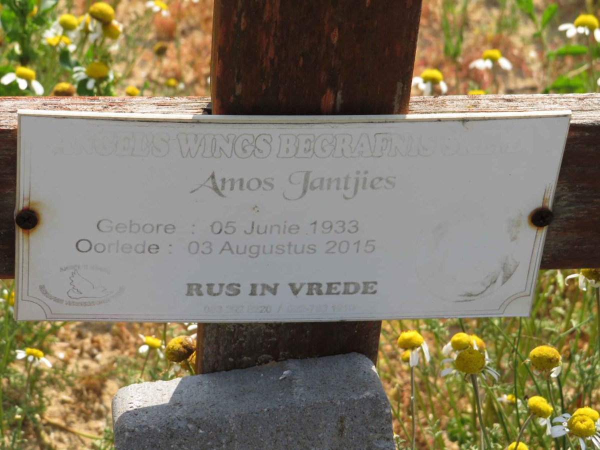 JANTJIES Amos 1933-2015