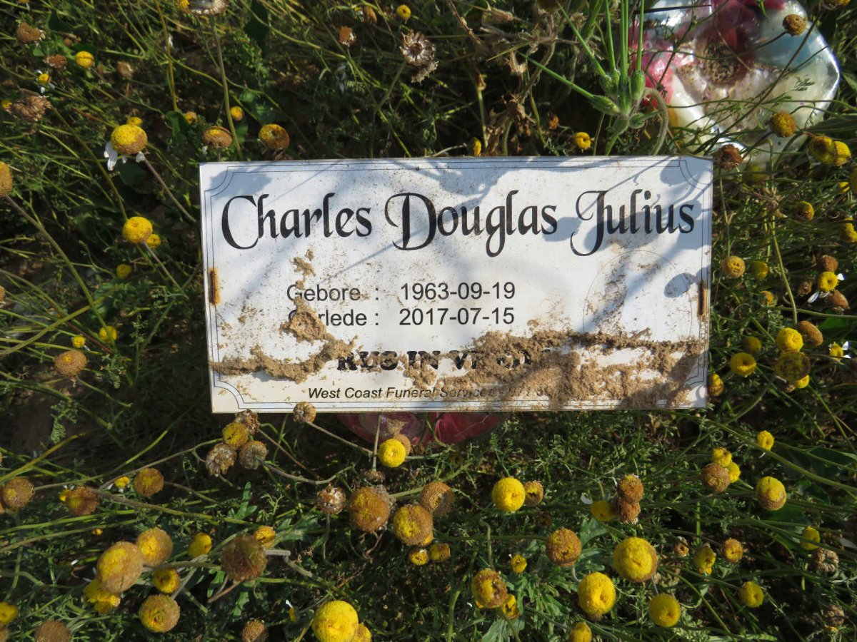 JULIUS Charles Douglas 1963-2017