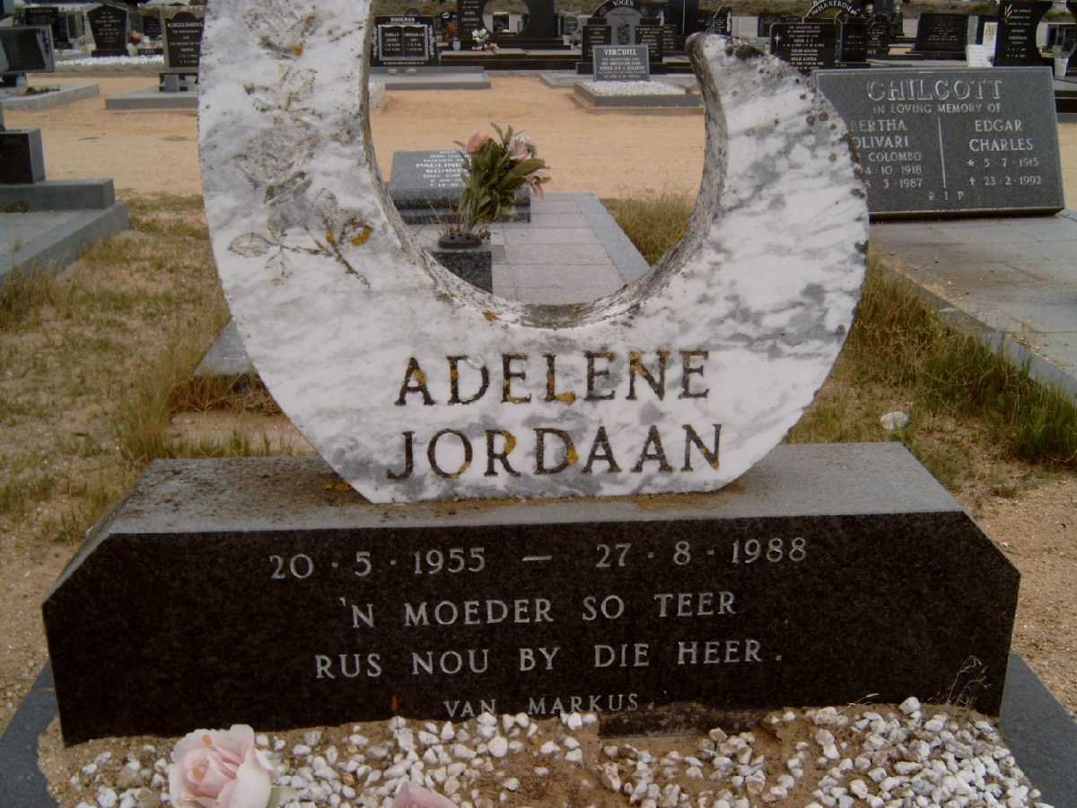 JORDAAN Adelene 1955-1988
