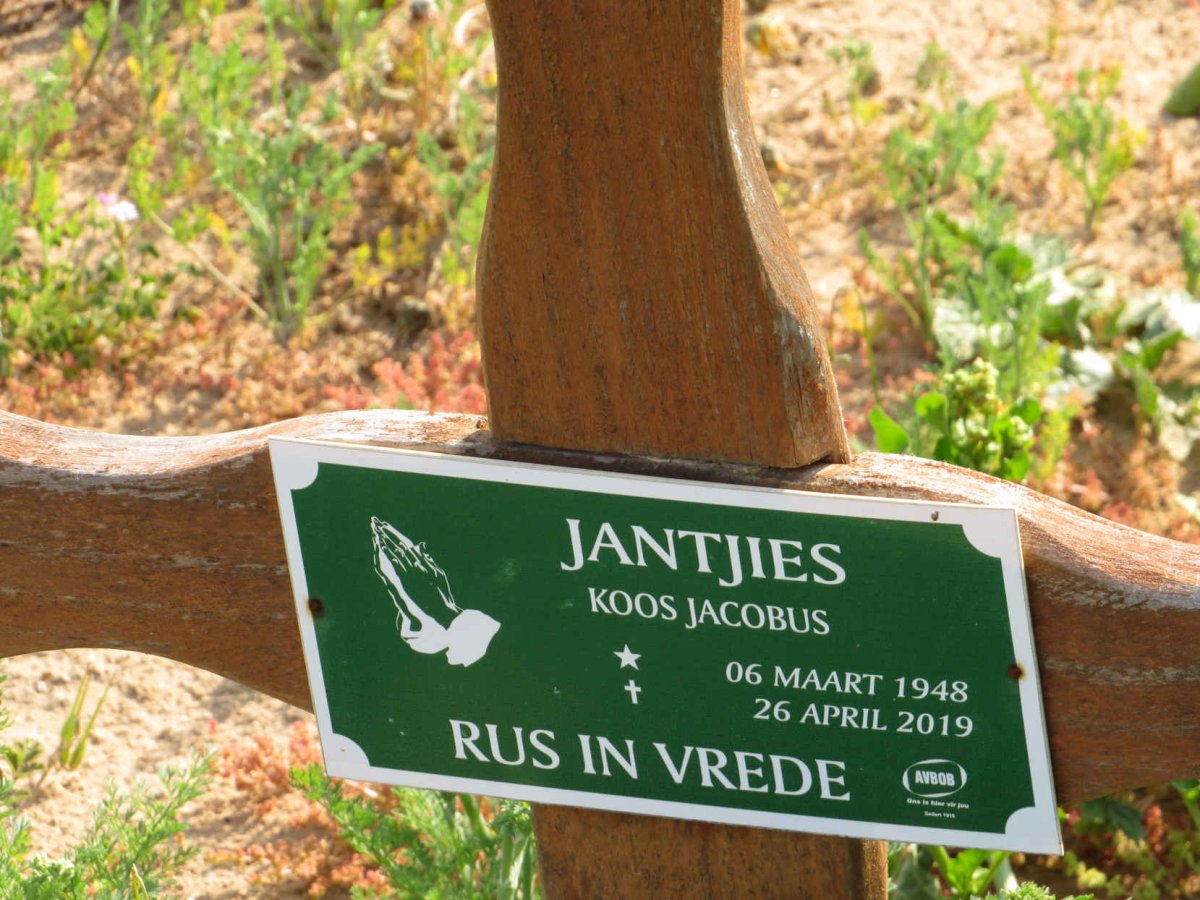 JANTJIES Koos Jacobus 1948-2019