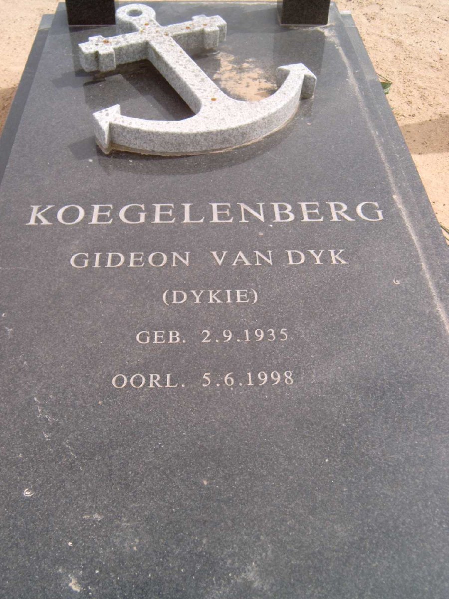 KOEGELENBERG Gideon Van Dyk 1935-1998