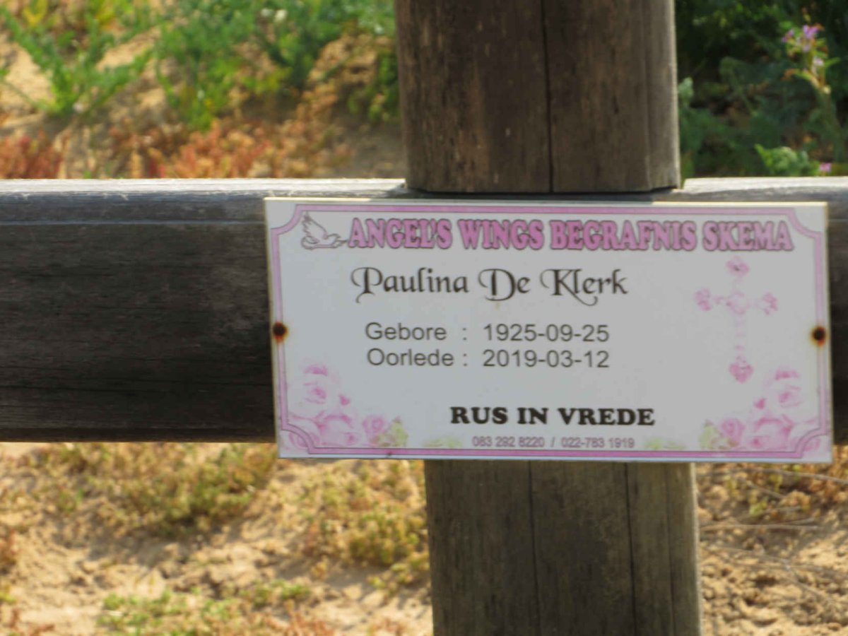 KLERK Paulina, de 1925-2019