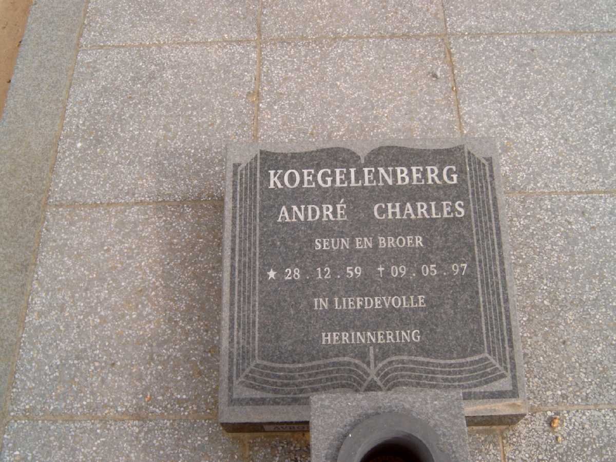 KOEGELENBERG André Charles 1959-1997