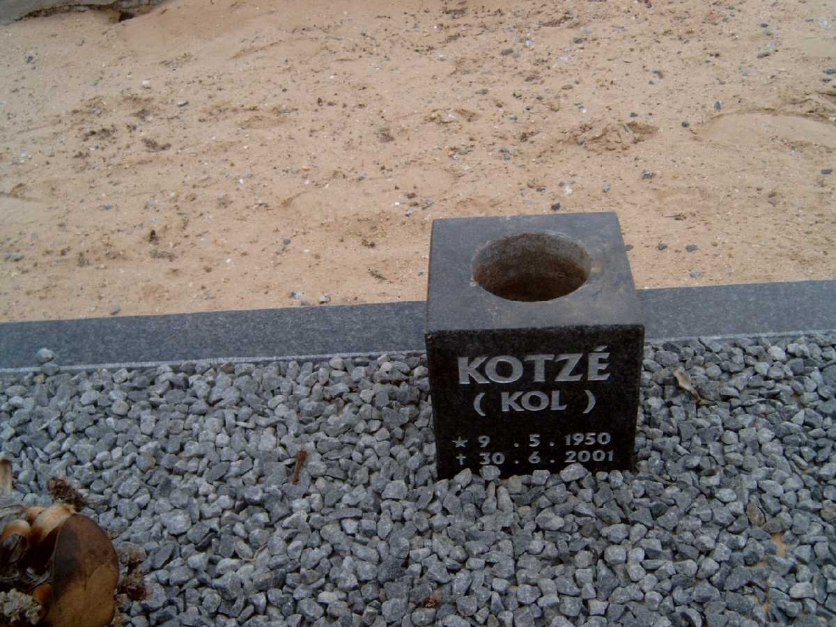 KOTZÉ Kol 1950-2001