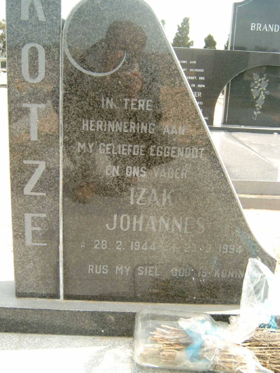 KOTZE Izak Johannes 1944-1994