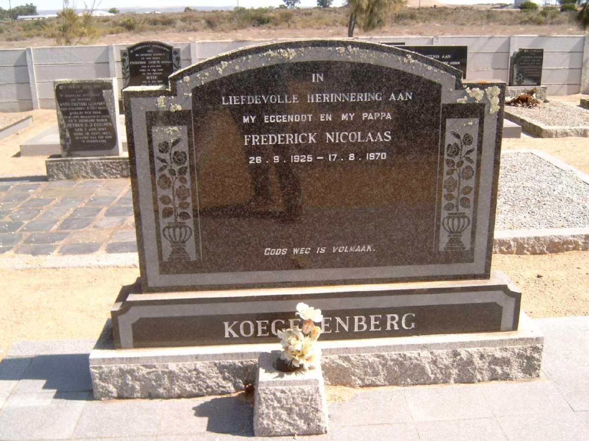 KOEGELENBERG Frederick Nicolaas 1925-1970