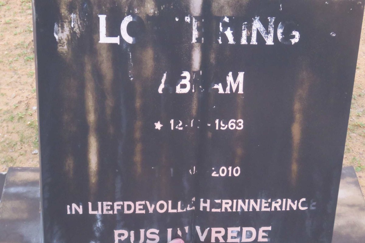 LOTTERING Abram 1963-2010