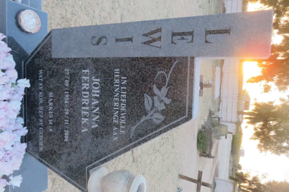 LEWIS Johanna Ferdrieka 1934-2006