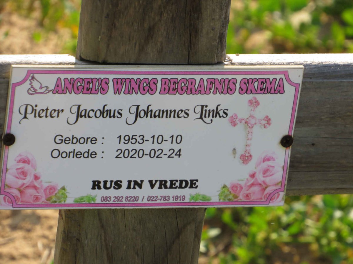 LINKS Pieter Jacobus Johannes 1953-2020