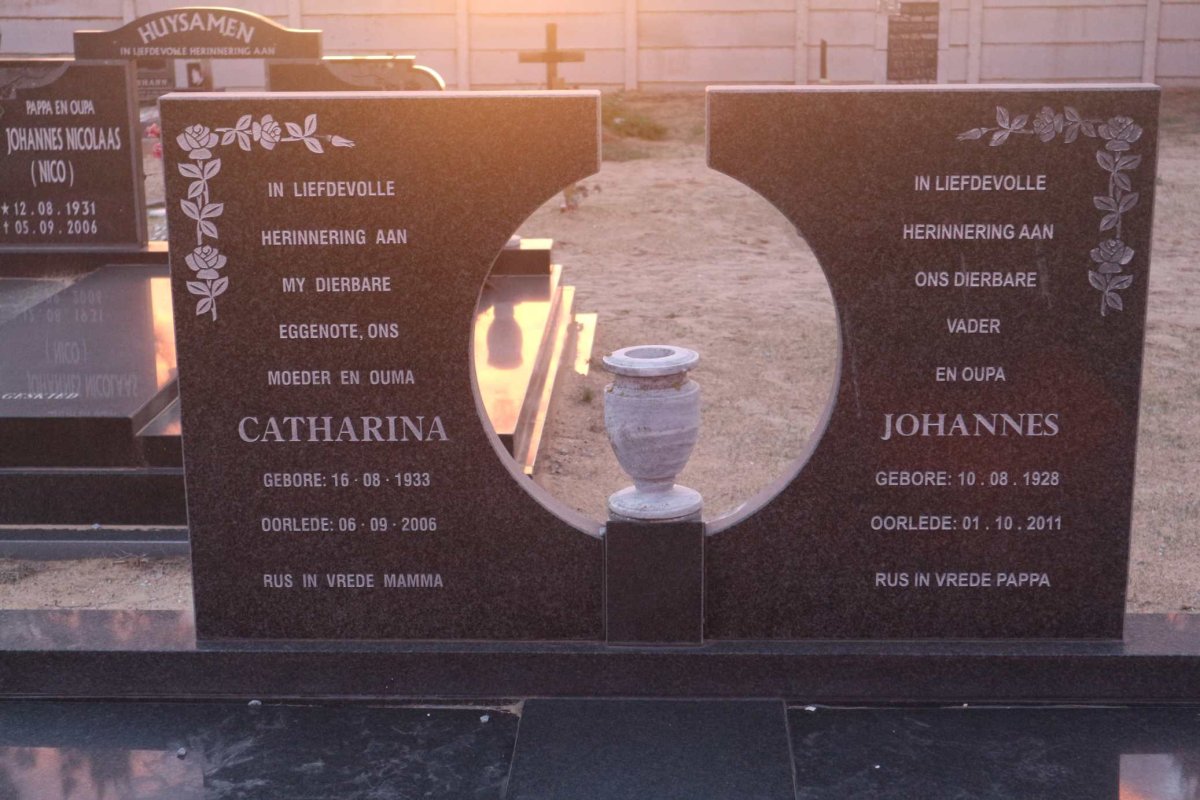 LOTTERING Johannes 1928-2011 &amp; Catharina 1933-2006