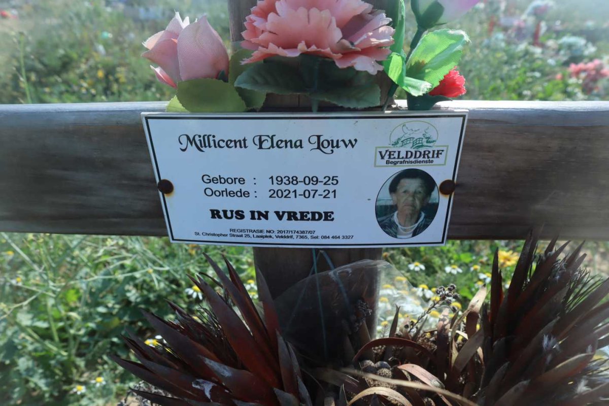 LOUW Millicent Elena 1938-2021