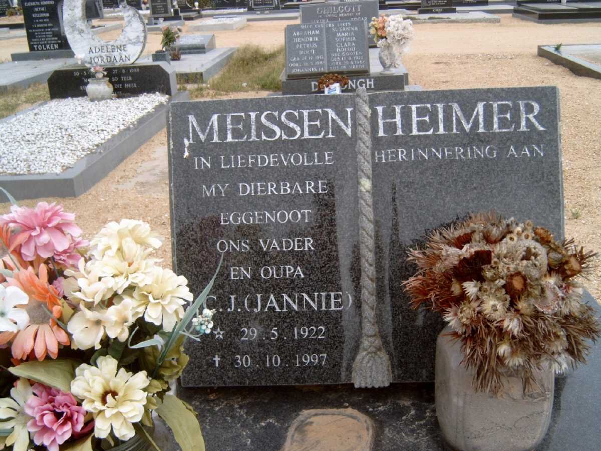 MEISSENHEIMER C.J. 1922-1997