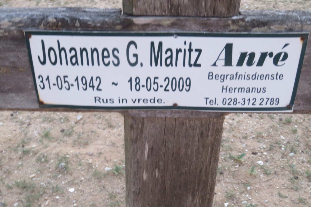 MARITZ Johannes G. 1942-2009