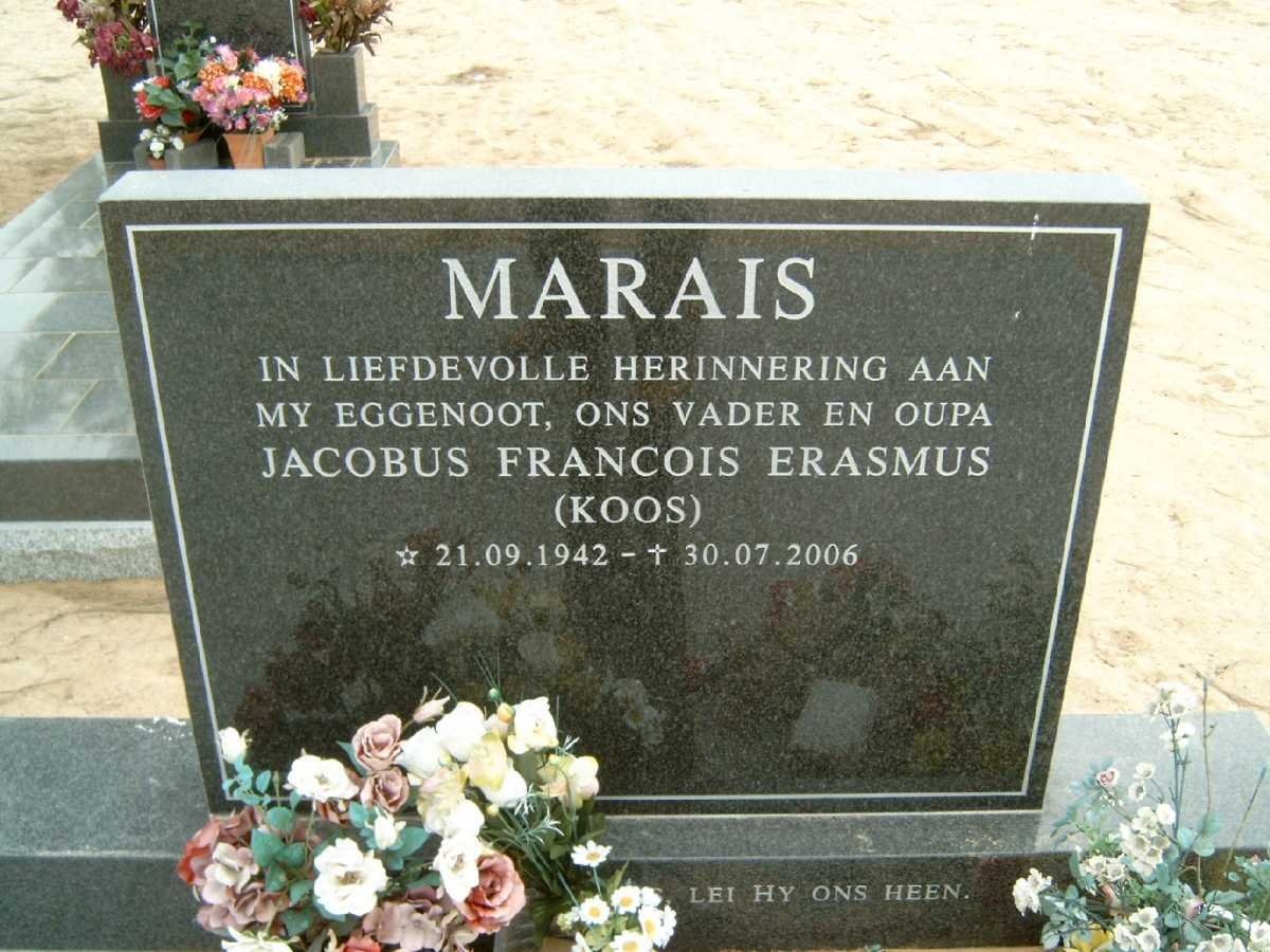 MARAIS Jacobus Francois Erasmus 1942-2006