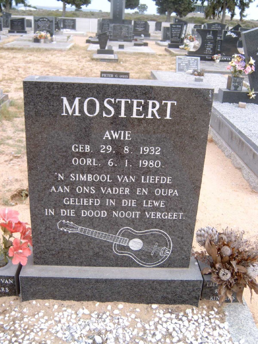 MOSTERT Awie 1932-1980