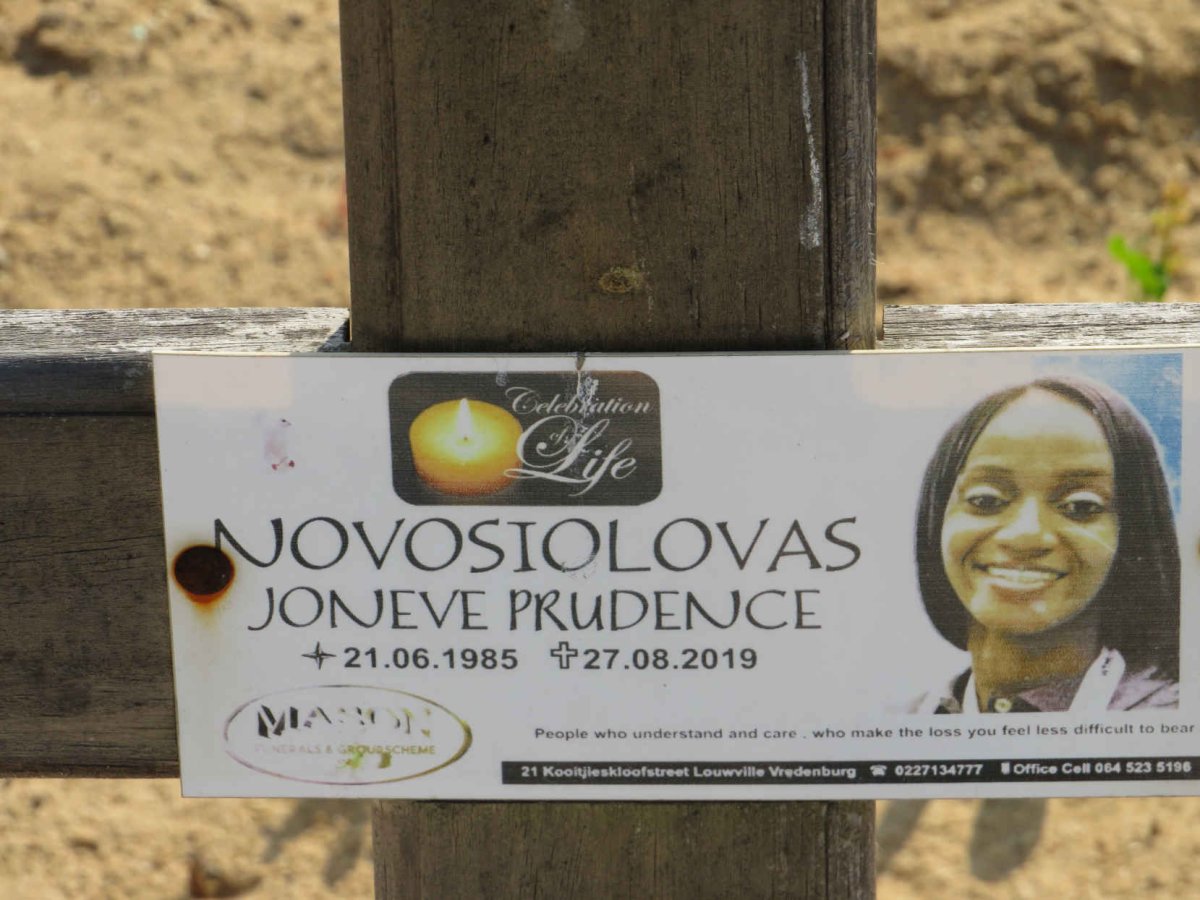 NOVOSIOLOVAS Joneve Prudence 1985-2019