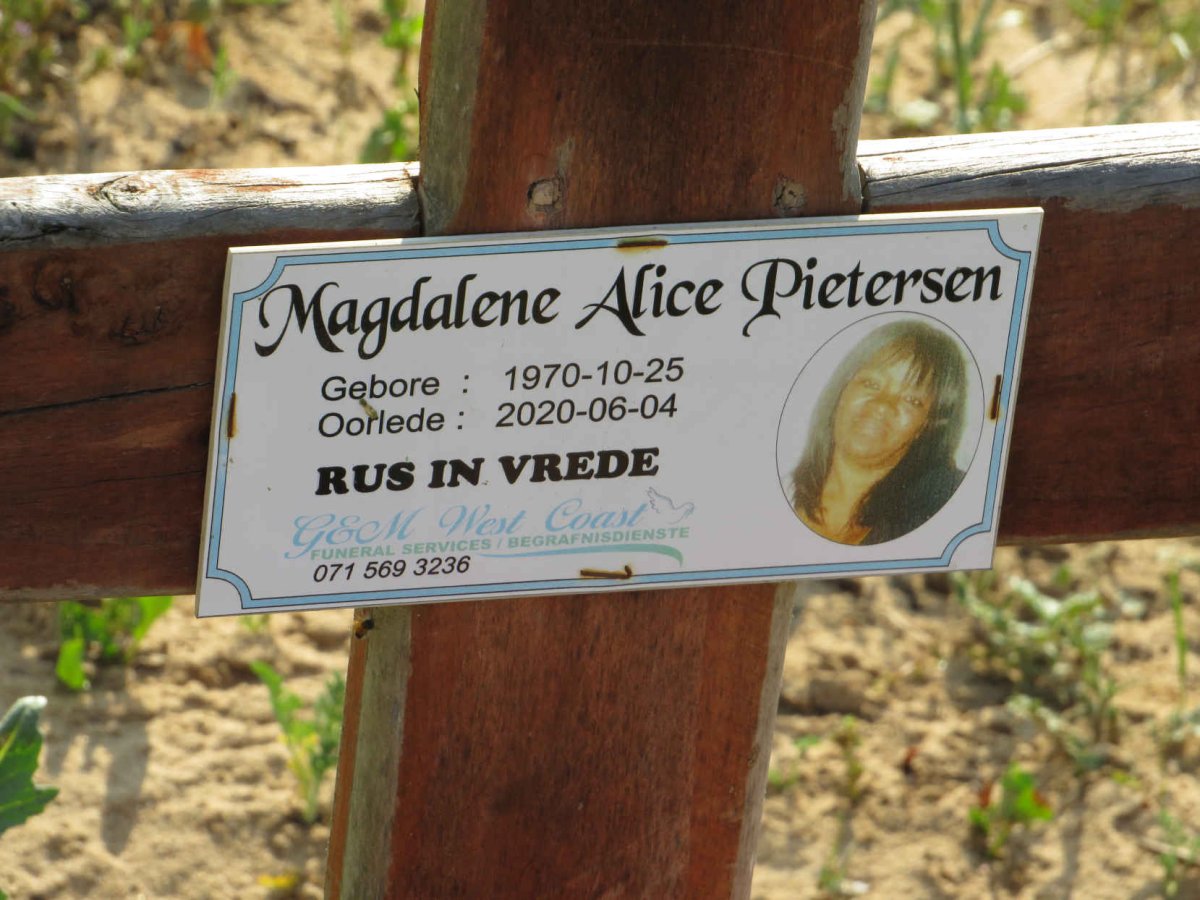 PIETERSEN Magdalene Alice 1970-2020