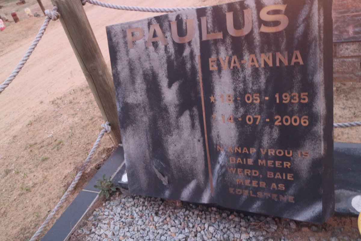 PAULUS Eva-Anna 1935-2006